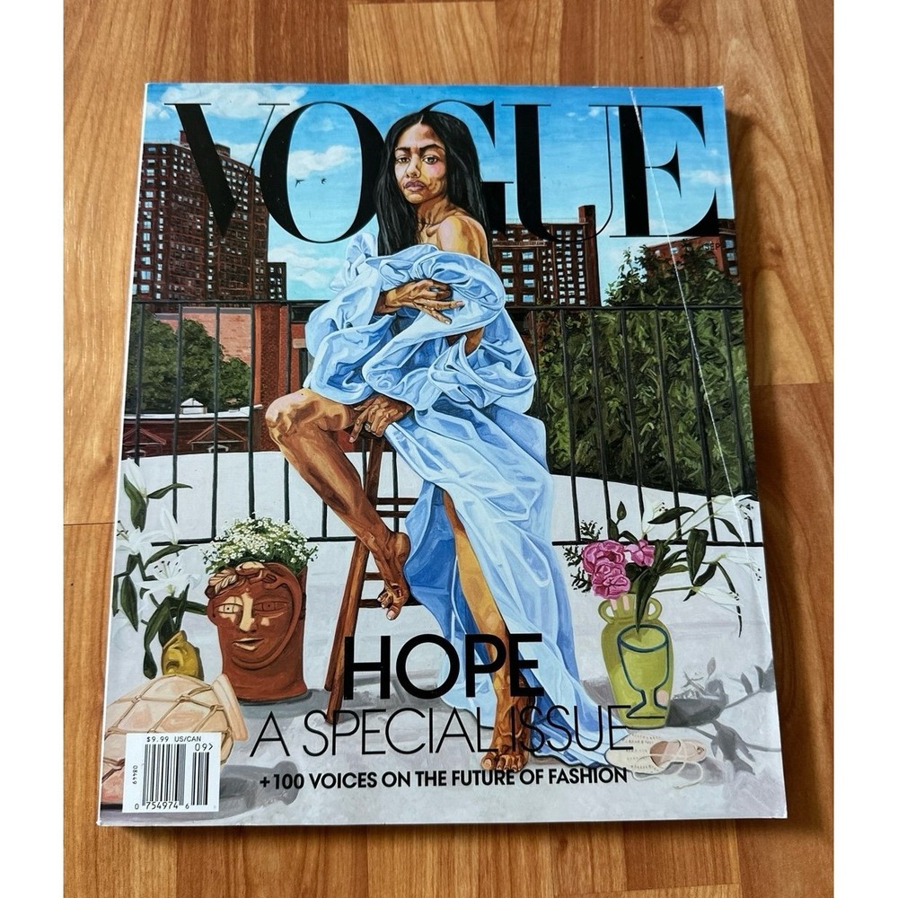 Vogue Hope Special Issue — Blue and Black Cover